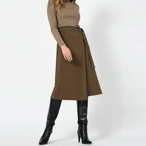 RW&CO Faux Wrap Skirt w/ Faux Belt